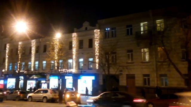 Тест камеры PRESTIGIO Muze D3 PSP 3530 в вечернем городе. смотреть онлайн