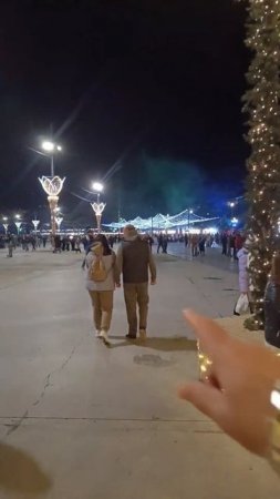 Ночная Новогодняя Ялта