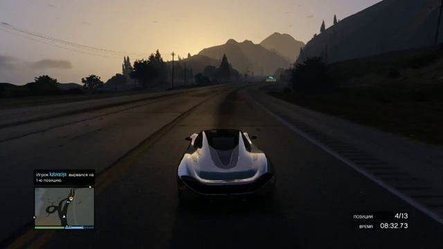 GTA 5 online PS-3: гонки часть 2