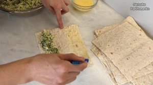 Рулетики из Лаваша с Яйцом и Зеленью / Трубочки из Лава