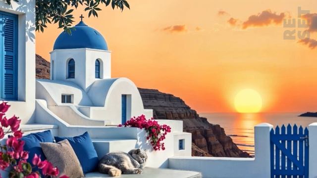 Santorini Sunset Lounge ｜ Chillout House Music