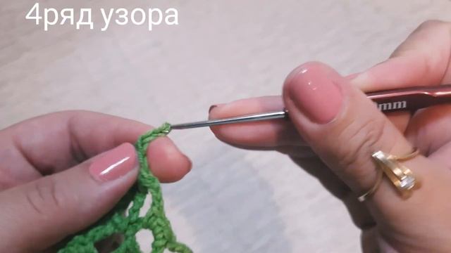 Повязка крючком простым узором❤🧶Подойдет для летних вещей👚 смотреть онлайн
