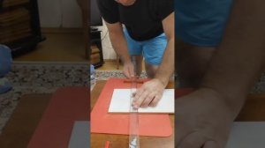 Резка плитки стеклорезом