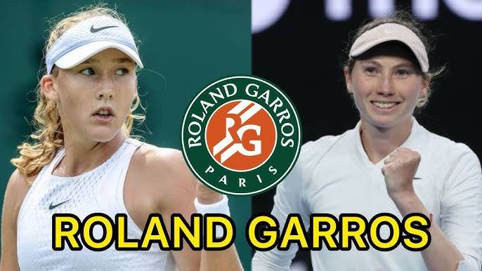 27.05.2025. Мирра Андреева - Кристина Букша. WTA Roland Garros. Mirra Andreeva - Cristina Bucșa