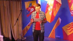 Юрий Тубольцев читает цитаты на Открытом Микрофоне-Марафоне Гриши Мовшица 24.05.2025 г.