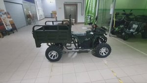 Полный обзор. Грузовой электроквадроцикл Фермер ЕМ-015, с понижающей передачей