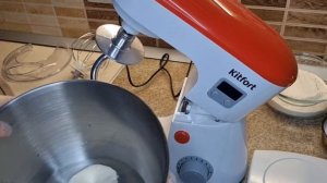 Замес теста за минуту! Обзор планетарного миксера Kitfort