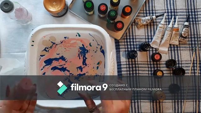 Розпис в техніці "Ебру" смотреть онлайн