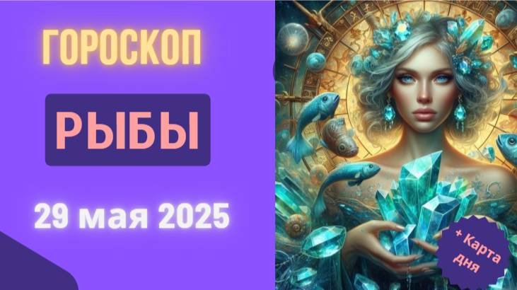 ♓ 29 МАЯ - ГОРОСКОП НА СЕГОДНЯ ДЛЯ РЫБ: ЧУДО НЕ ЗА ГОРАМИ!