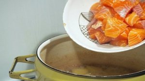 Финский суп с лососем и сливками