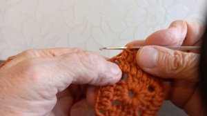 Прихватка для кухни: третий ряд