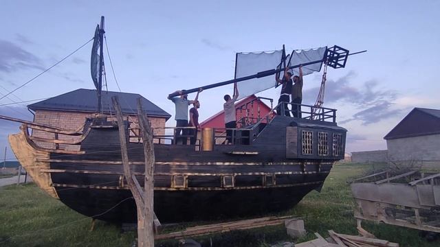 черная жемчужина установка центрального паруса