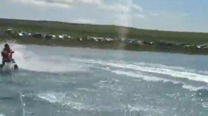 Без подготовки первый раз на водные лыжи.
