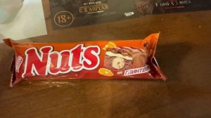 Обзор на батончик NUTS СО ВКУСОМ ГЛИНТВЕЙН