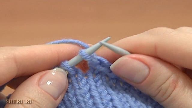 Как вязать спицами Урок 7 способ 1 из 12 Закрытие петель полотна