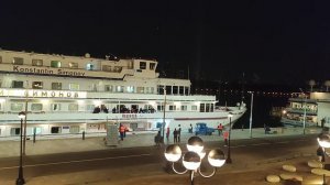 Отправление теплохода Константин Симонов из Москвы, в