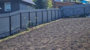 Забор из евроштакетника