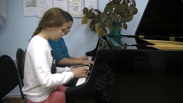 Фортепианный ансамбль Скерцо, Далидович Софья, Фёдорова Ксения 4 класс 2018-19 г смотреть онлайн