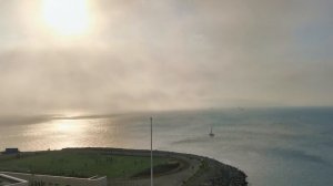 Владивосток, море, стадион Морского государственного университета, 27 мая 2025 г.