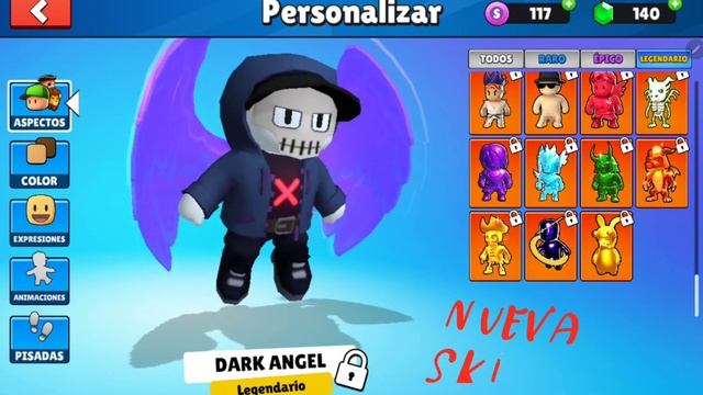 Nueva skin Dark Angel de stumble guys.Темный ангел смотреть онлайн