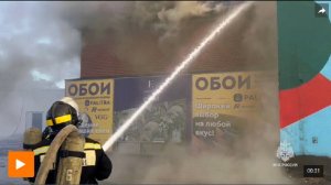 Пожар на складе в Калуге был локализован на 1,5 тыс. квадратов