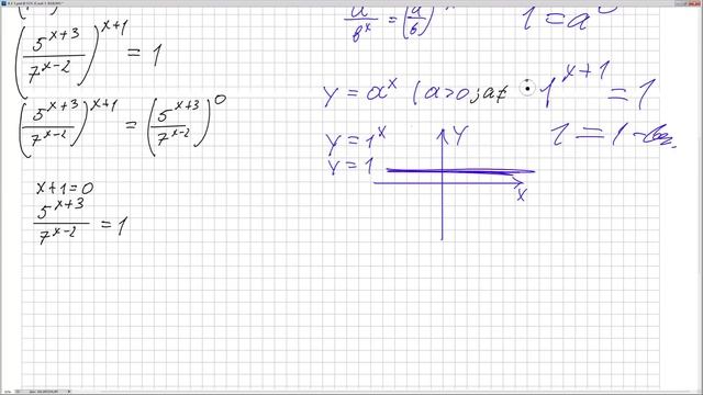 1C Math 100.ru. Показательное уравнение