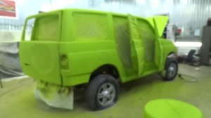 Лимонный УАЗ Патриот в RAPTOR U-POL GRAVITEX.RU