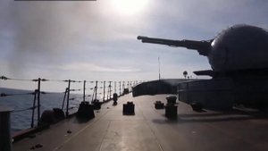 Ракетный крейсер "Москва" затонул