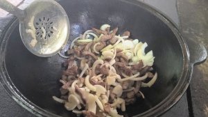 Азу по Татарски из телятины в казане