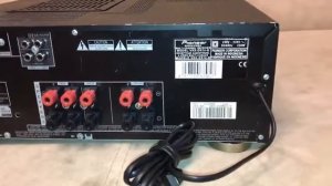 Pioneer vsx-818v тыловая сторона, back side