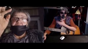 Дядя Алик шутит 😊  #чатрулетка#гитара#реакции