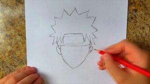Как нарисовать Наруто/ How to draw Naruto