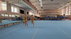 Тр 1 спортивный,. Хаванская Милана, Лущиц Оксана, Малахова Элина, Темповое упражнение