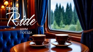 ЗВУКИ ПОЕЗДА. СТУК КОЛЕС | Фоновая заставка для TV | Белый шум