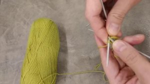 Замыкание вязания в круг