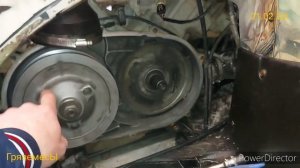 -Гаражка-                               KAWASAKI BRUTE FORSE 750 замена ремня ва