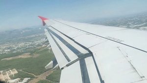 Посадка самолёта А321 а/к AtlasGlobal в Анталье/Landing at Antalya