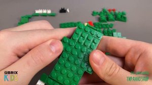 Собираем тираннозавра из конструктора QBRIX KIDS - детские конструкторы с видеоинструкцией