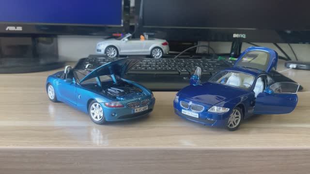 Обзор модели BMW Z4 в масштабе 1/24 от Cararama