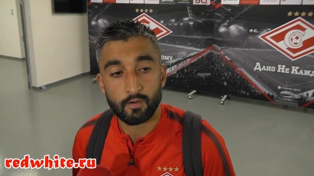 Александр Самедов после матча Спартак - Краснодар 2:0