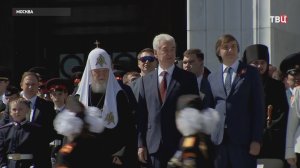 Собянин обратился с напутственным словом к участникам Парада кадетского движения / События на ТВЦ