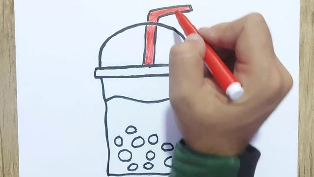 Let's learn how to drawing a for cocktail/Рисуем для детей коктейль смотреть онлайн