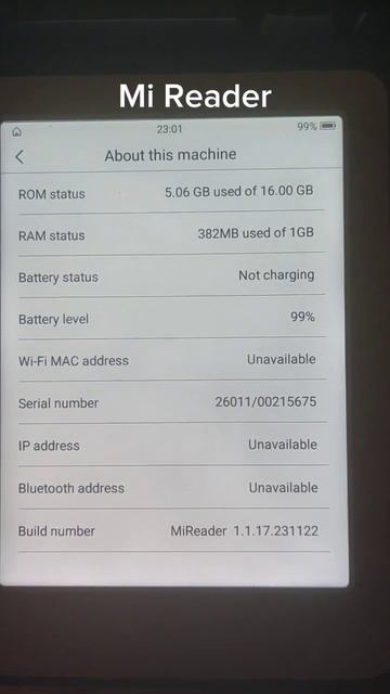 Электронная книга MiReader #android #xiaomi #eink #mireader смотреть онлайн
