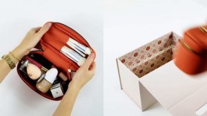 Оранжевая маленькая косметичка GI Beauty