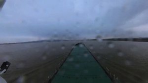 🌊 Таймлапс: Судно идёт по реке – Путешествие за минут