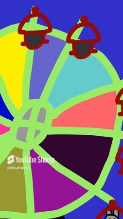 пушистик и колесо #animation #popular #art #shorts