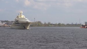 Яхта Алишера Усманова Dilbar в 4K / The yacht of russian billionaire Alisher Us