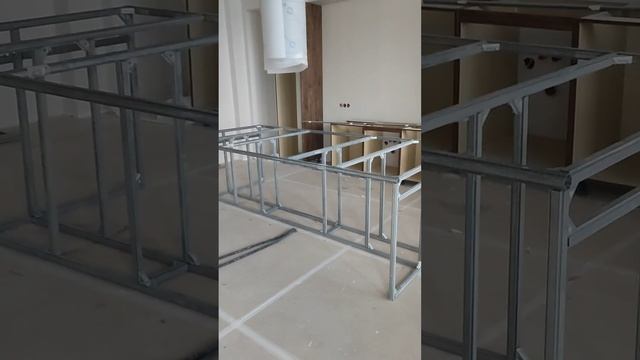Каркас для кухонного острова. смотреть онлайн