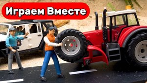 Машинки мультики ! 🚓 Полицейская машина и пожарная спешат на помощь — играем вместе!