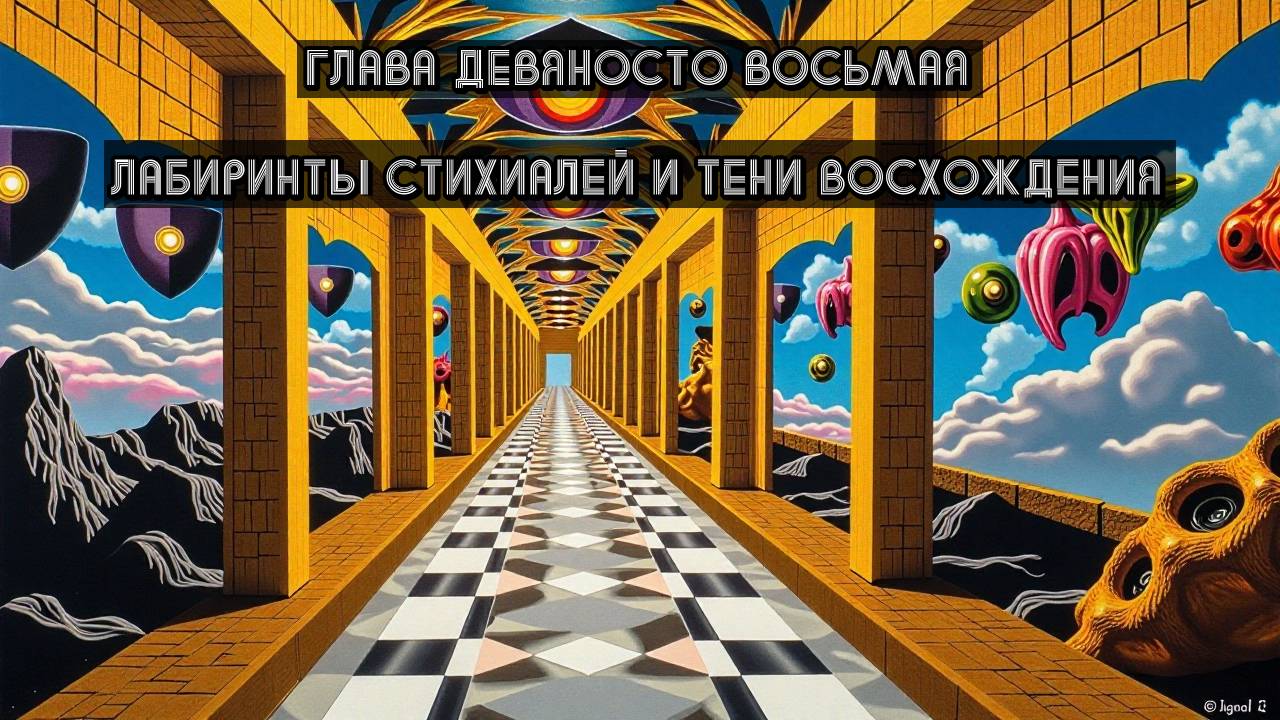 Глава Девяносто Восьмая. Лабиринты стихиалей и тени восхождения